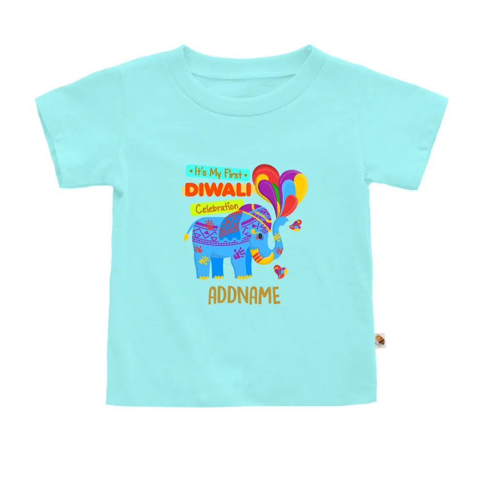 1st Diwali Blue Elephant (Kids)