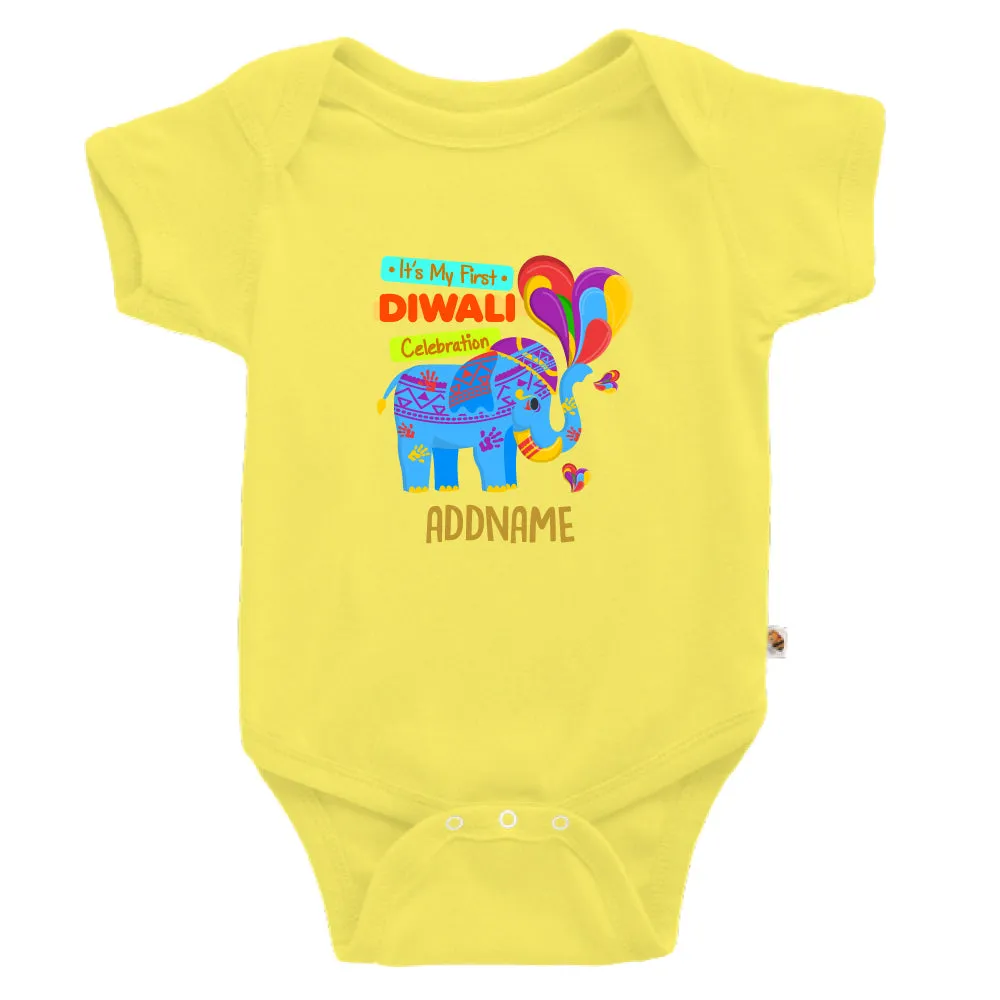 1st Diwali Blue Elephant (Kids)