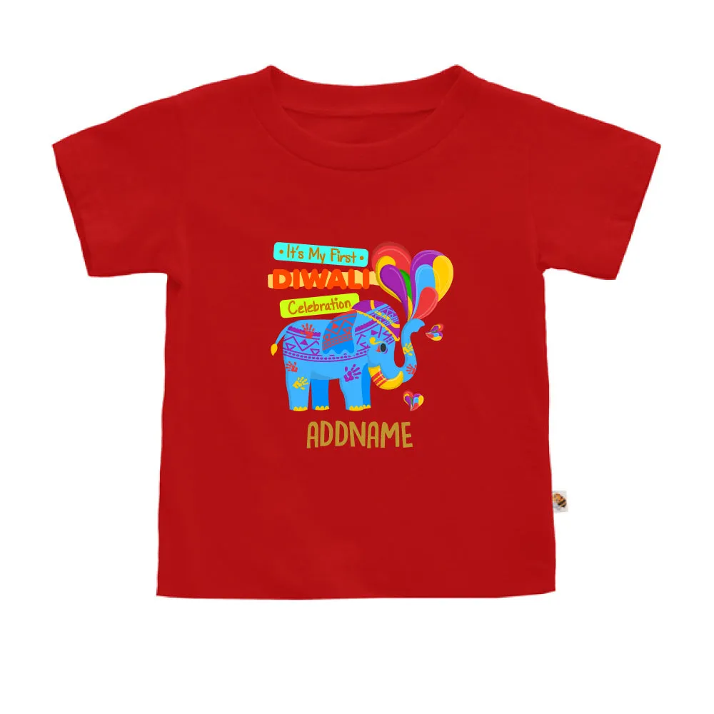 1st Diwali Blue Elephant (Kids)