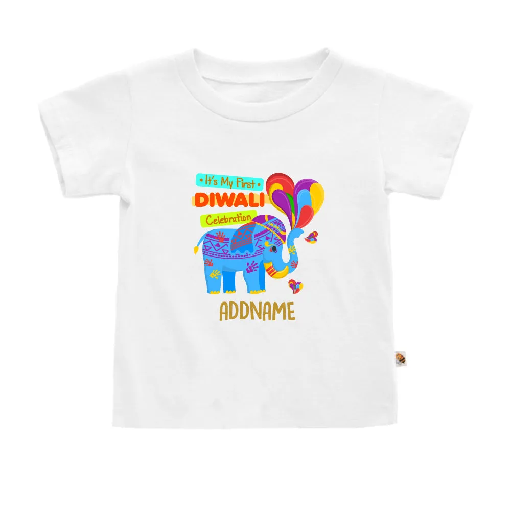 1st Diwali Blue Elephant (Kids)