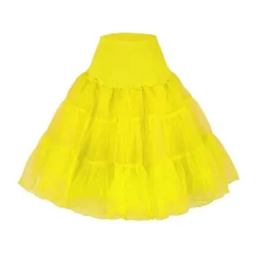 3 Tiered Yellow Petticoat