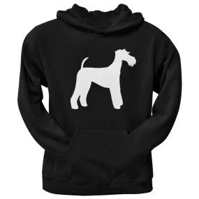 Airedale Terrier Silhouette Black Adult Hoodie