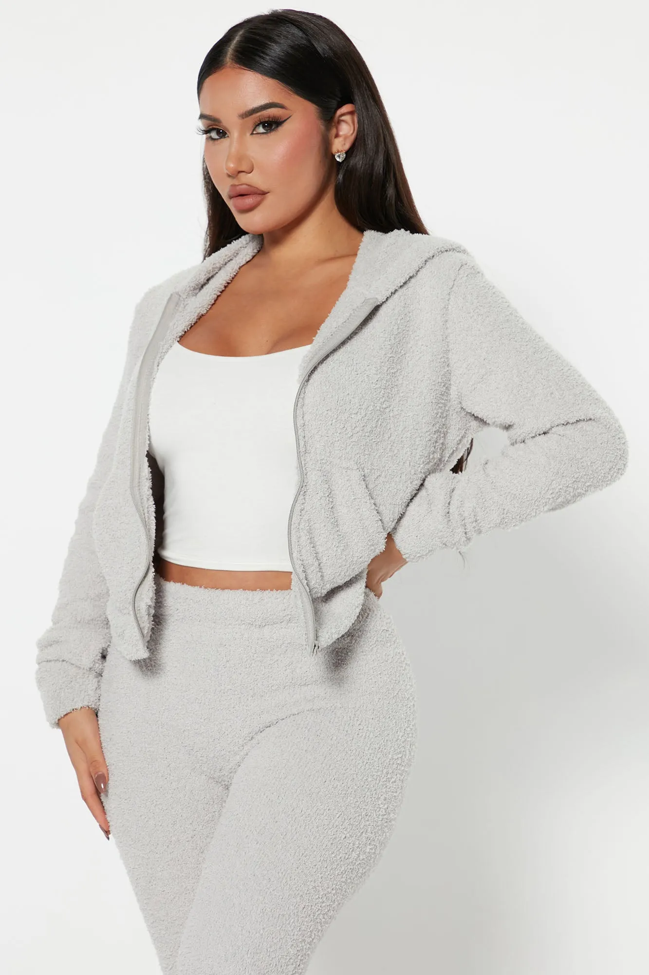 Always Extra Cozy Pant Set - Grey