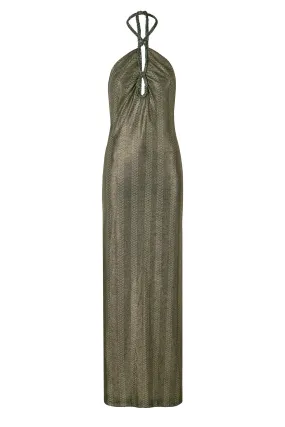 Amazonia Maxi Dress / Golden Green