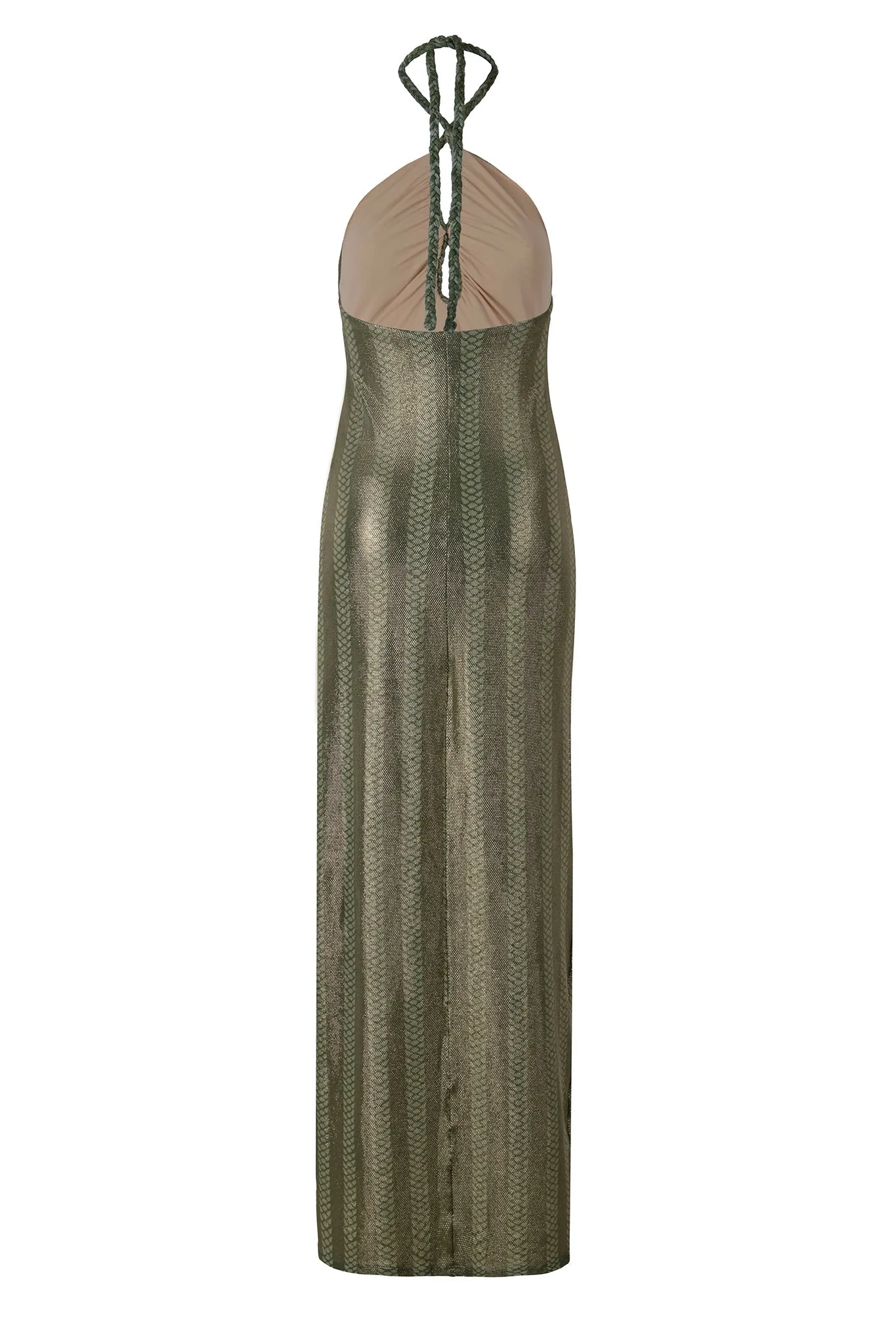 Amazonia Maxi Dress / Golden Green