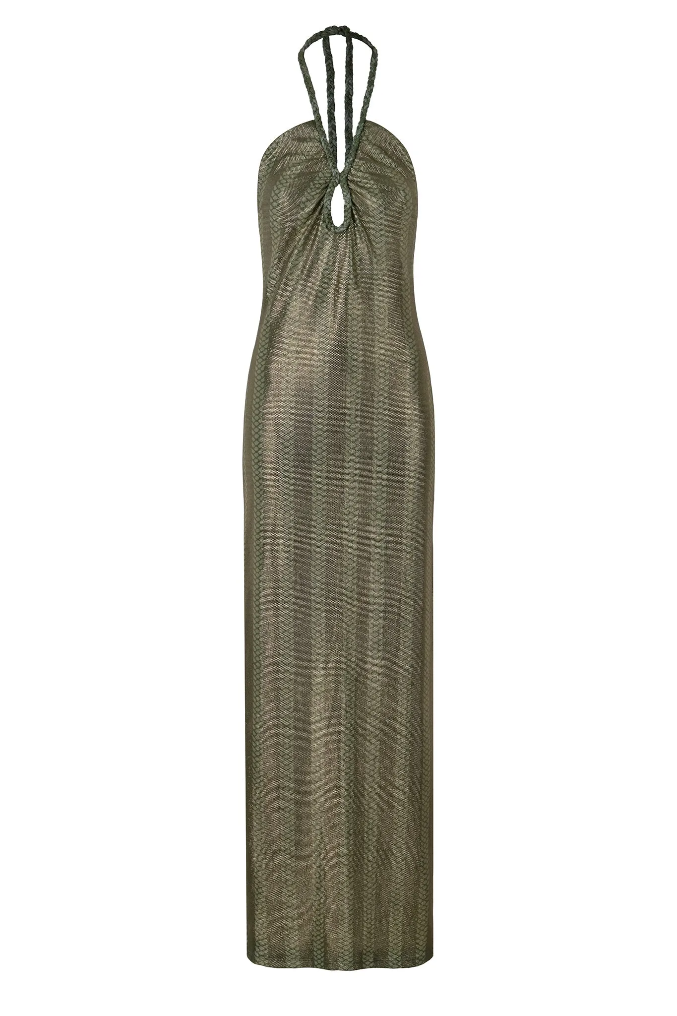 Amazonia Maxi Dress / Golden Green