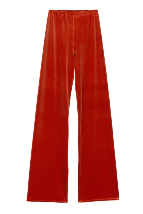 Amber Velvet Wide Leg Pant