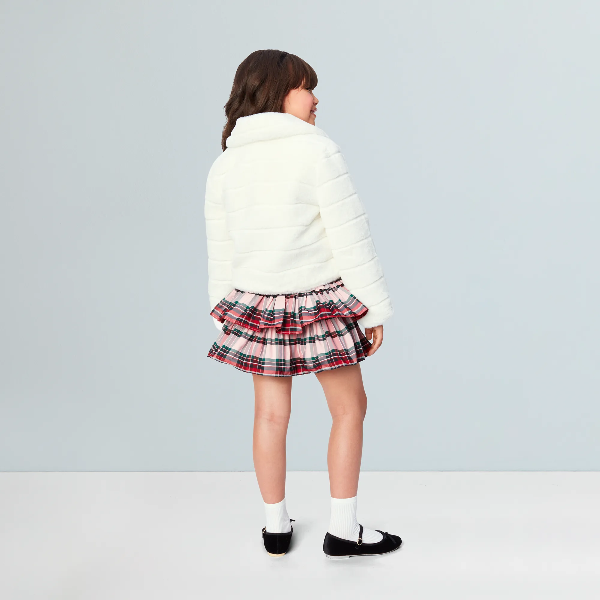 American Girl® x Janie and Jack Winter-White Jacket & Skirt Outfit for Girls