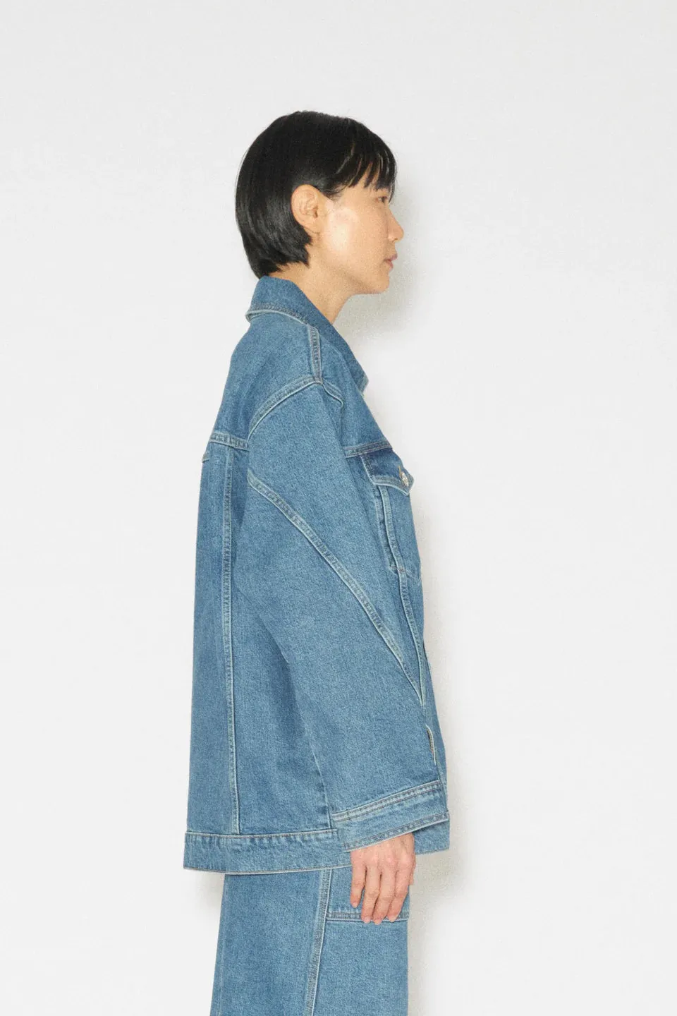 Arizona Oversize Denim Jacket - Long Beach