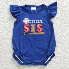 baby girls baseball embroidery onesies SR0290