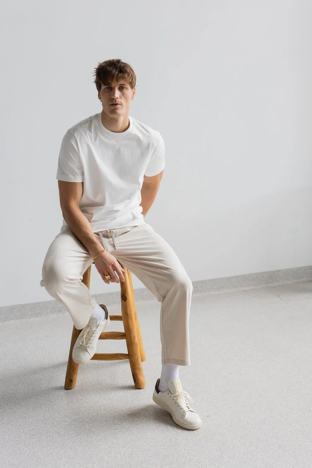 Baggy Cord Pants - Sand