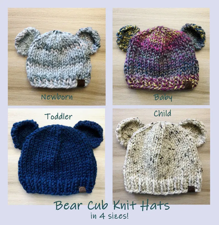 Bear Cub Knit Hats