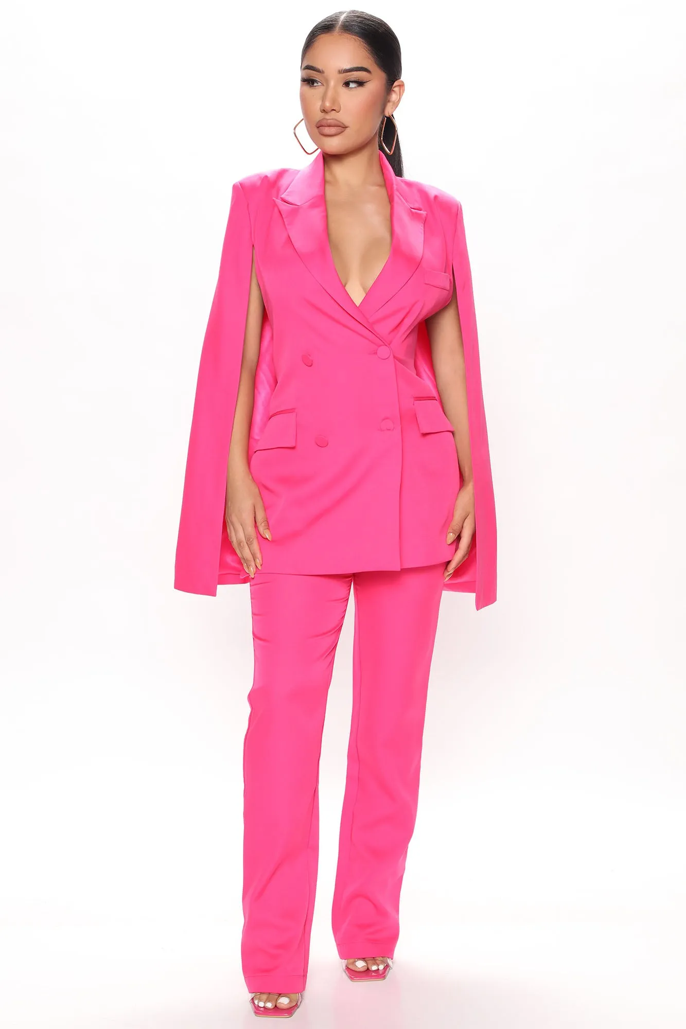 Bianca Blazer Pant Set - Pink