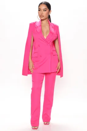 Bianca Blazer Pant Set - Pink