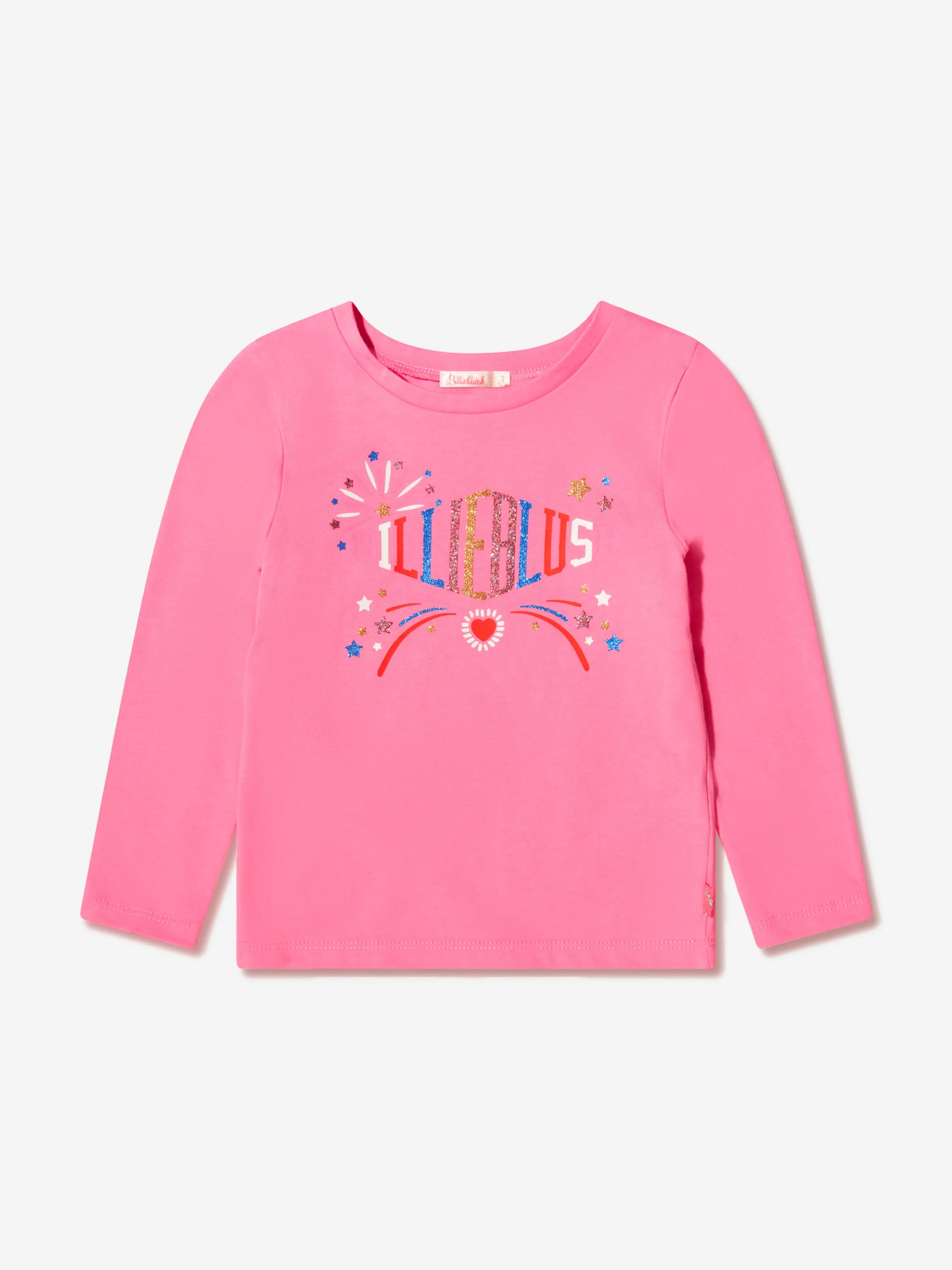 Billieblush Girls Long Sleeve Logo T-Shirt