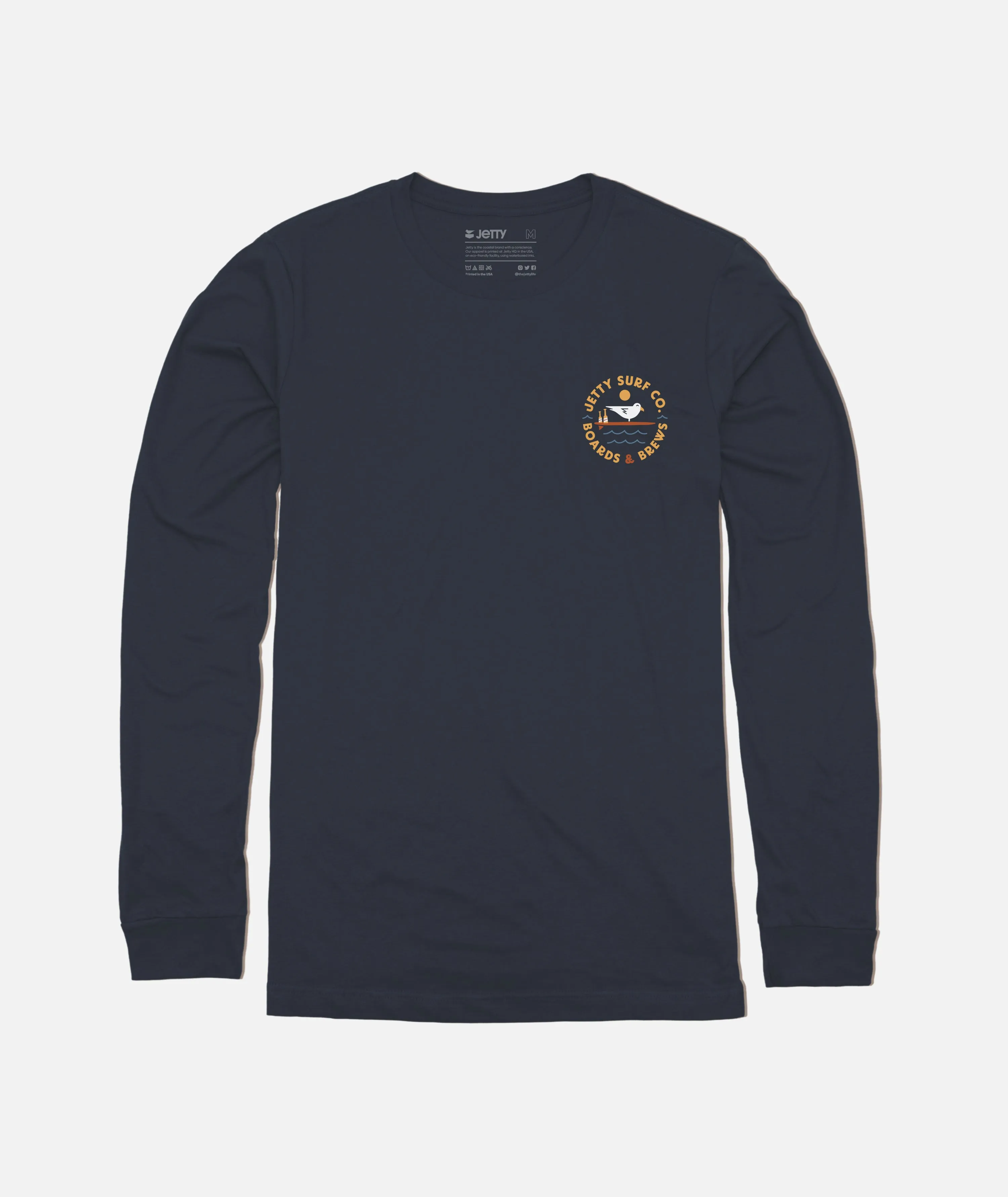 Boards & Brews Long Sleeve - Blue