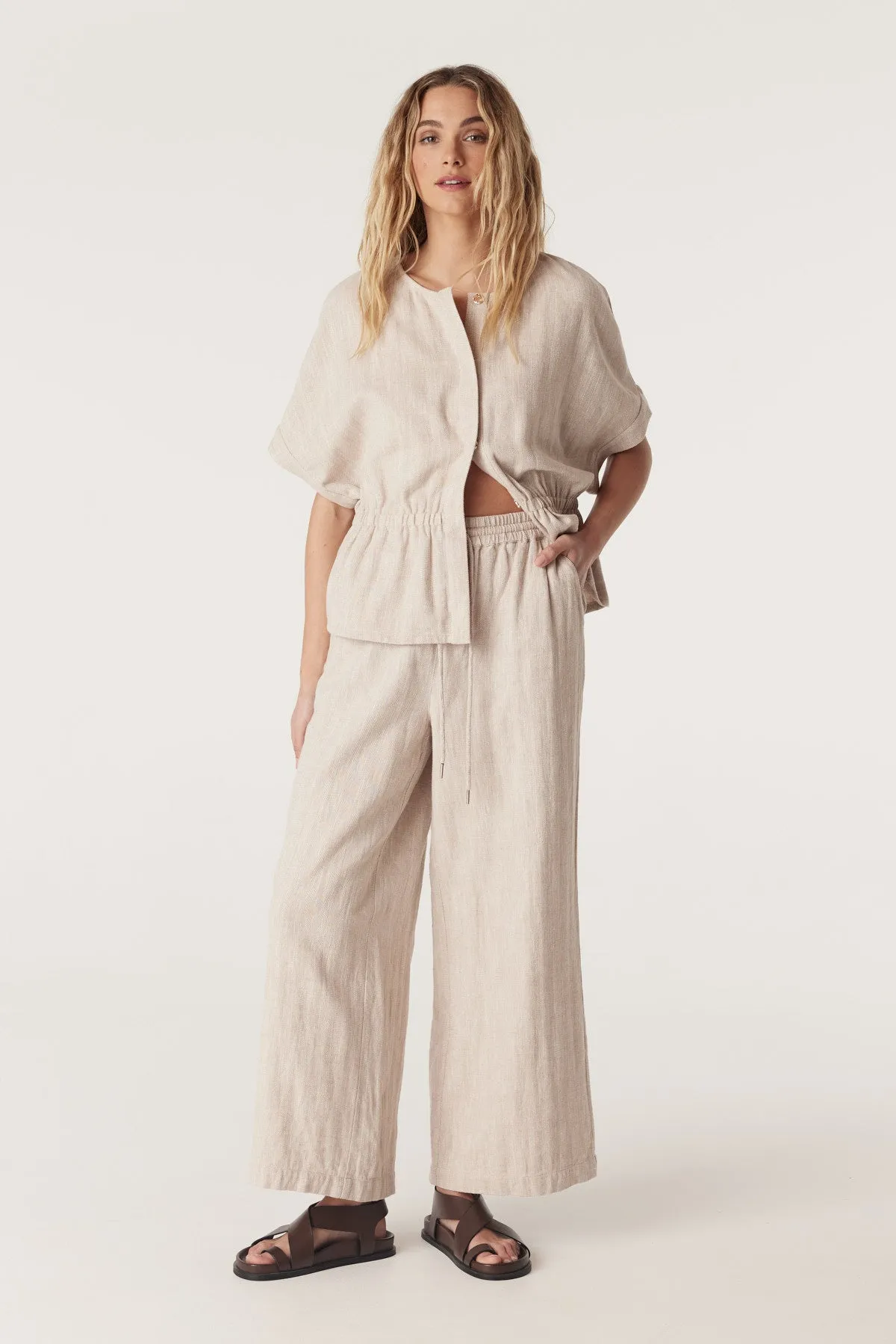 Cable - Marrakesh Linen Jacket - Natural