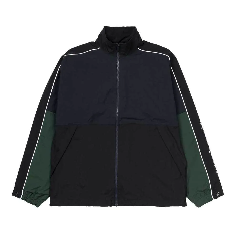 Carhartt WIP Mens Terrace Jacket - Dark Navy / Black / Bottle green