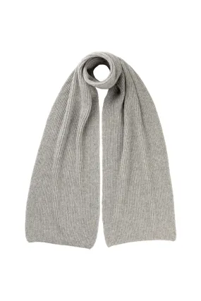 Cashmere Ribbed Scarf