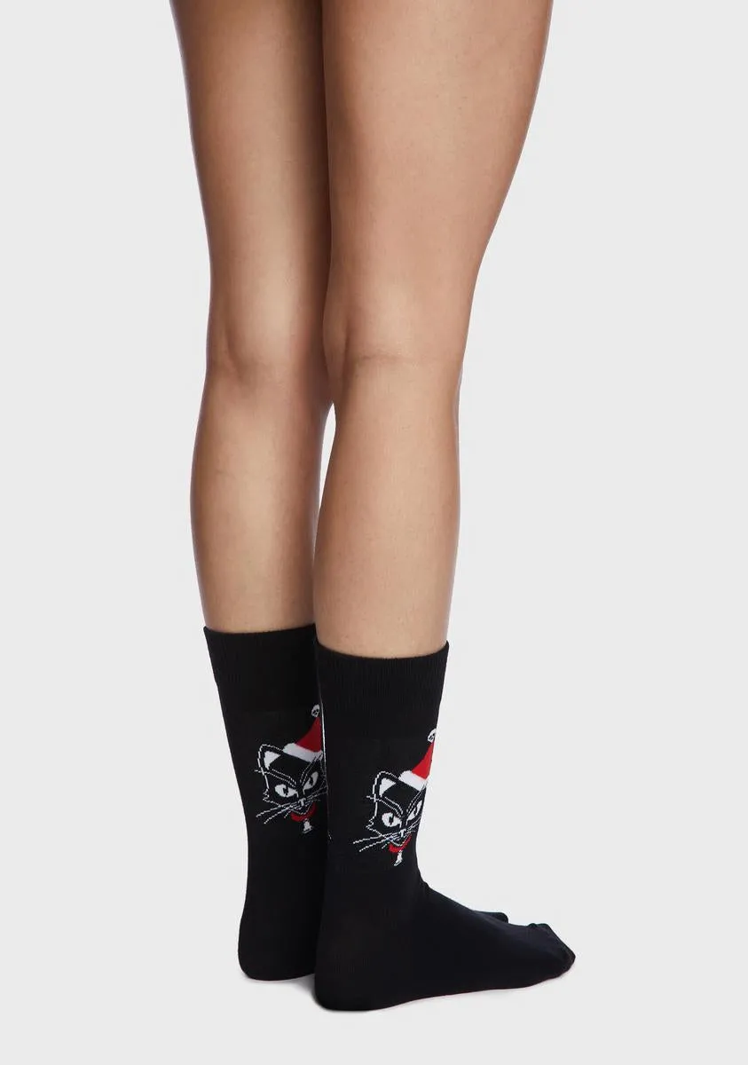 Catmas Crew Socks