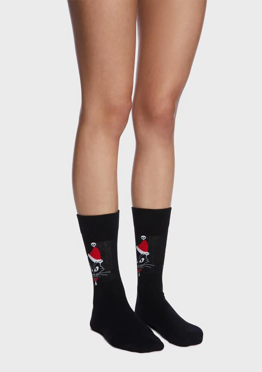 Catmas Crew Socks