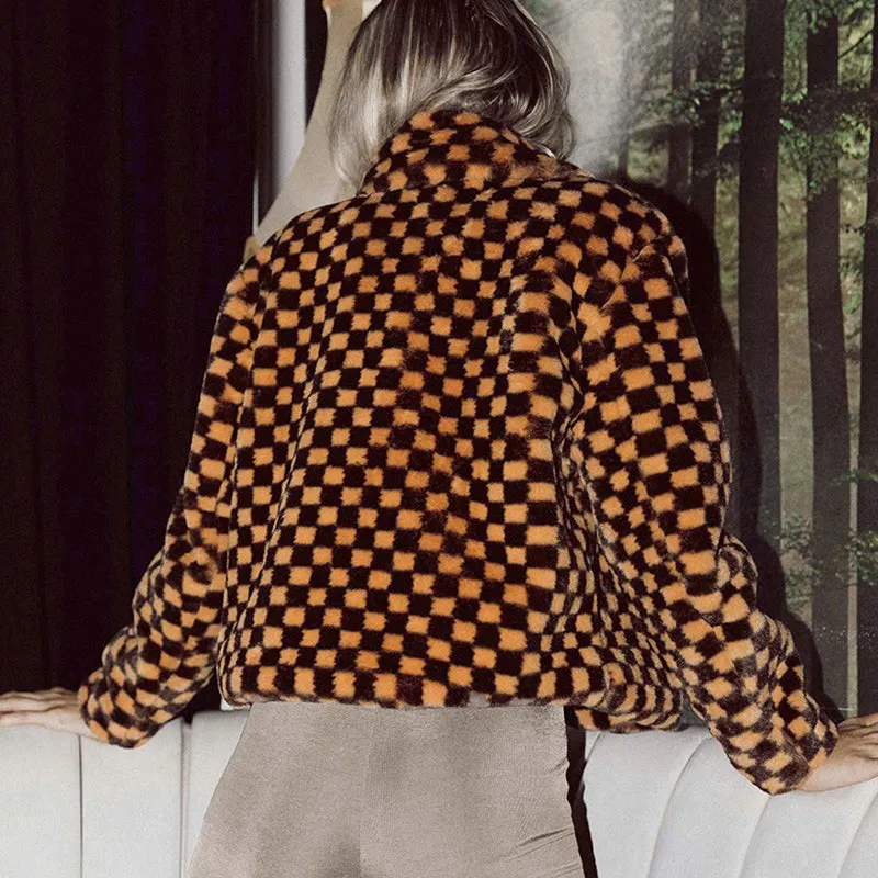 Chequer Plaid Jacket