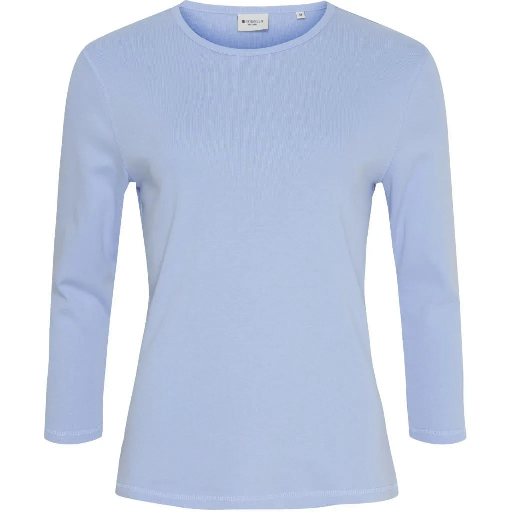 Clarissa Long Sleeve Tee - Sky blue