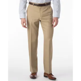 Comfort-EZE Micro Nano Performance Gabardine Trouser in Tan (Size 38) (Dunhill Traditional Fit) by Ballin