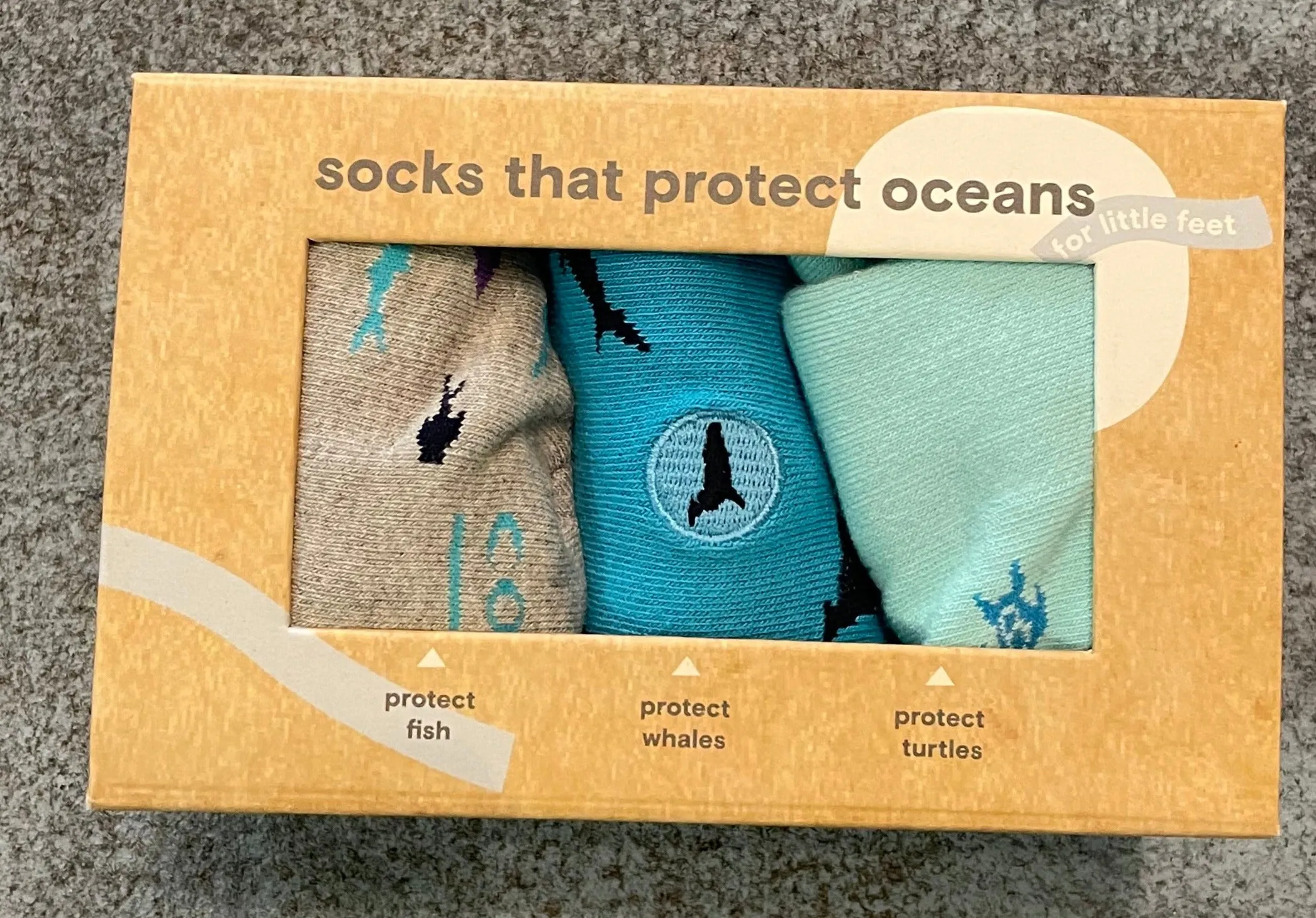 Conscious Step - Kids 3 Pack of Socks that Save