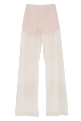 Cream Crepe Pant