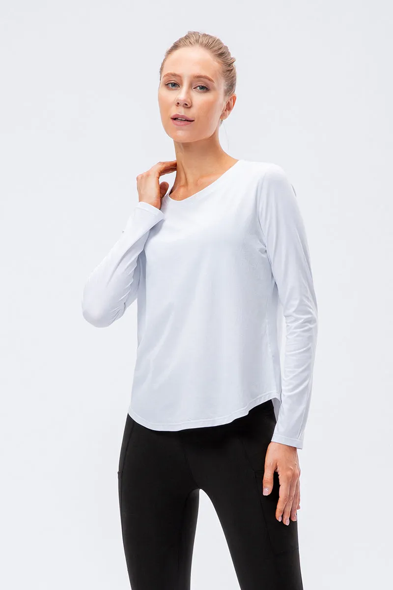 Crew Neck Long Sleeve T-Shirt