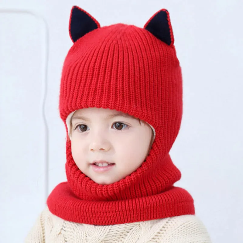 Cute Winter Pom-Pom Knit for Kids