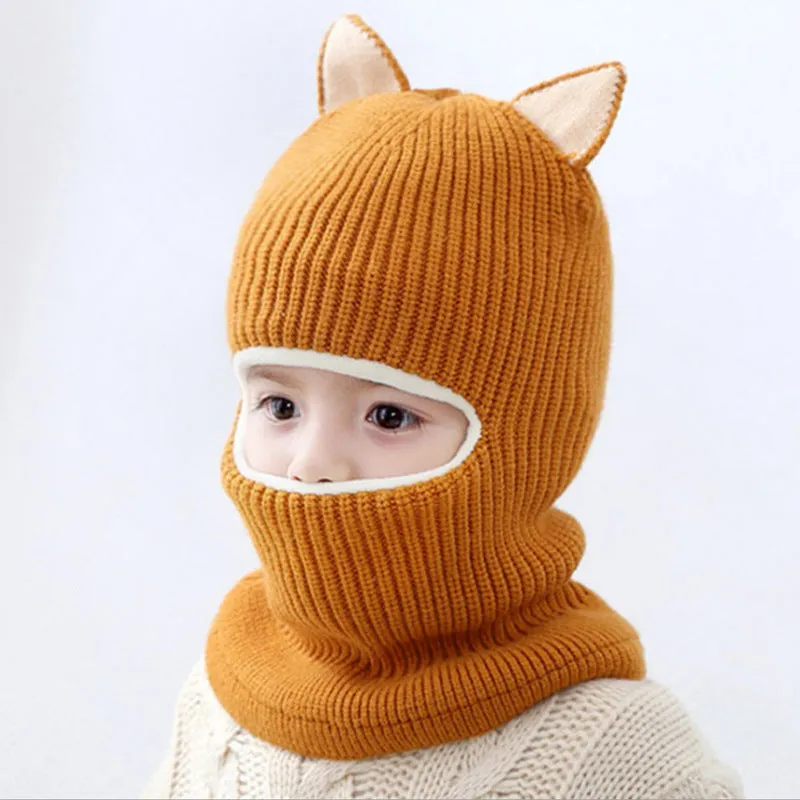 Cute Winter Pom-Pom Knit for Kids