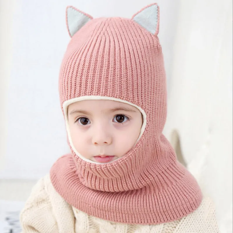 Cute Winter Pom-Pom Knit for Kids