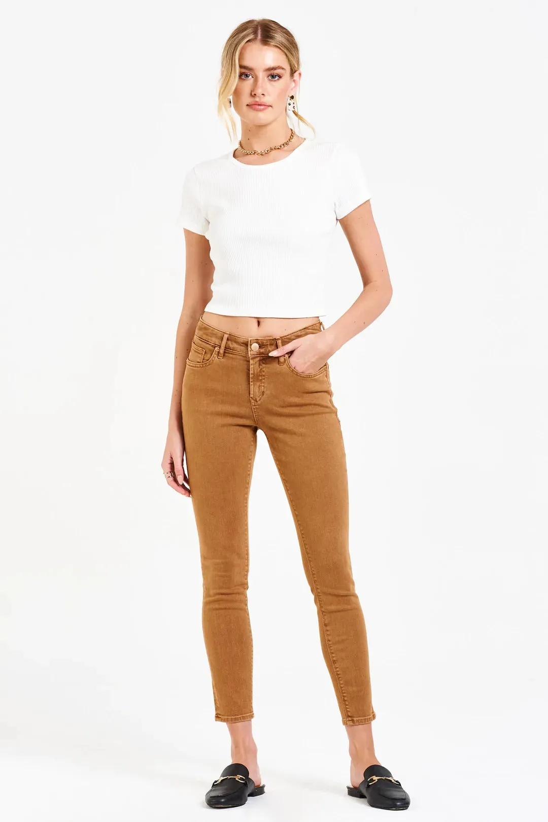 Dear John Butterscotch Gisele Skinny Jeans