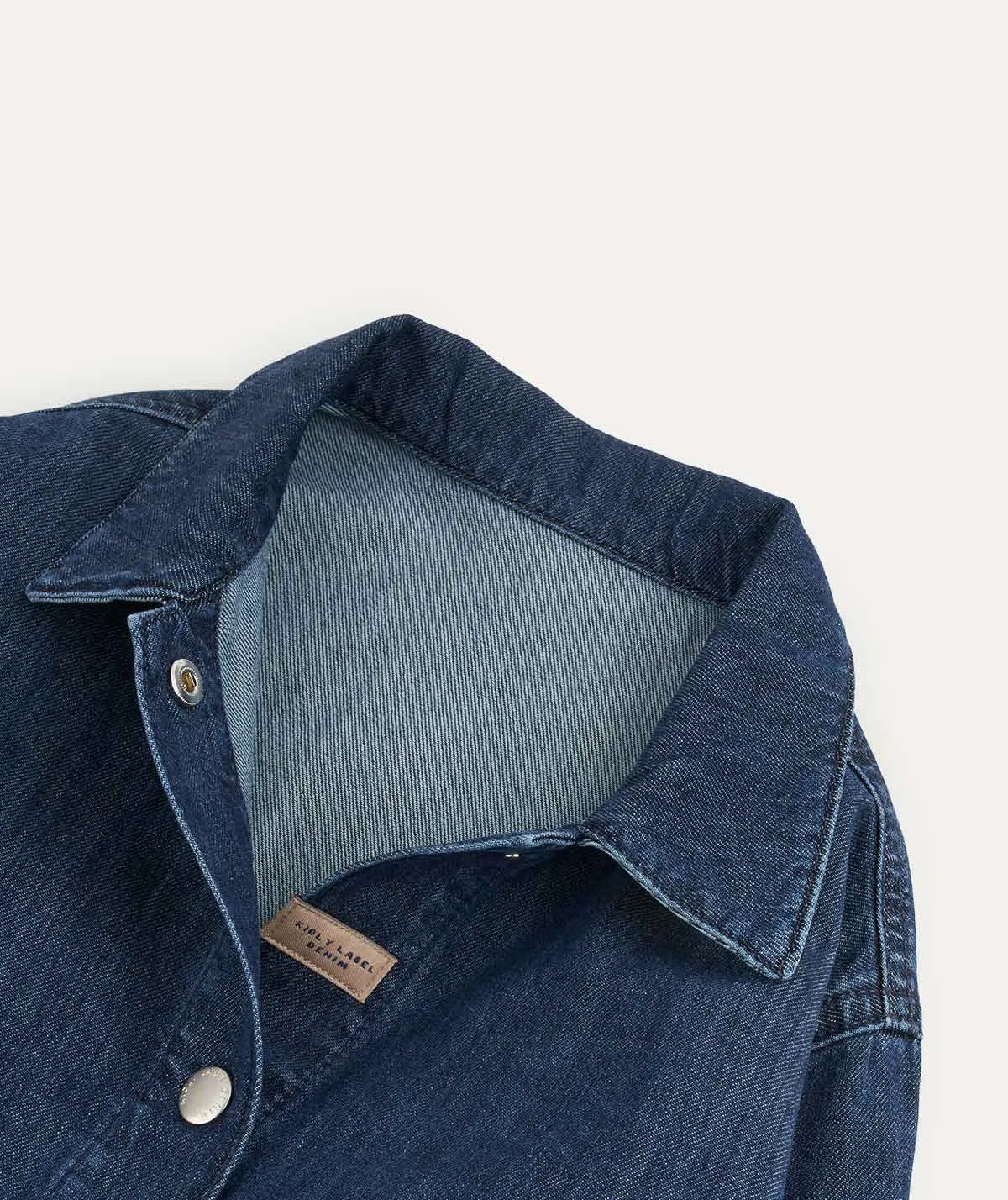 Denim Overshirt - Dark denim