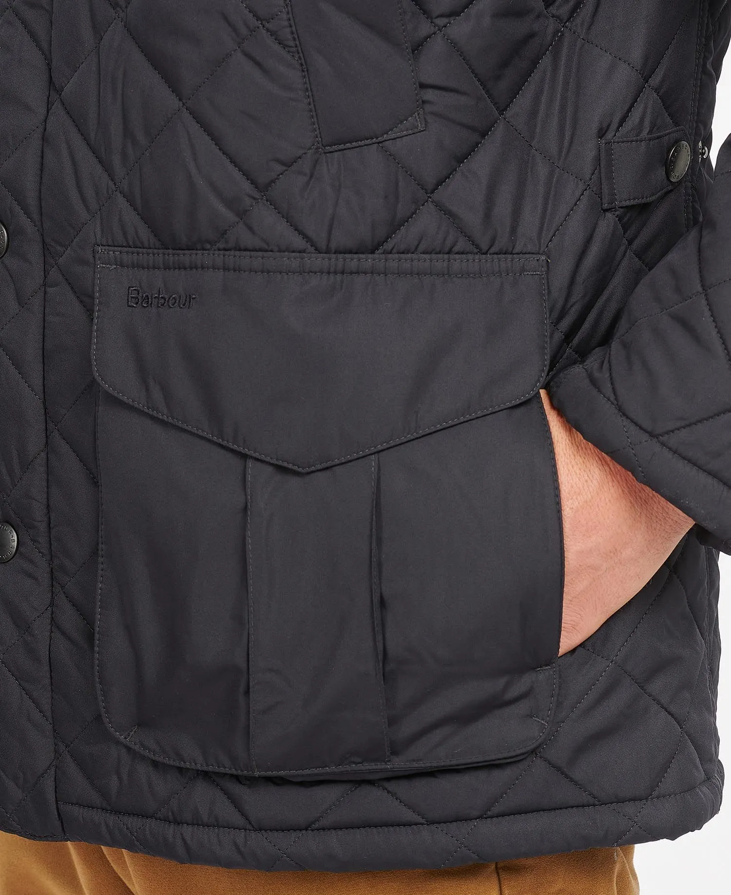 Devon Quilted Jacket - Navy