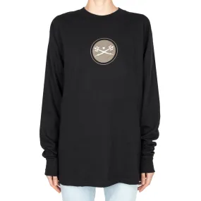 Distinct Long Sleeve Tee - Black