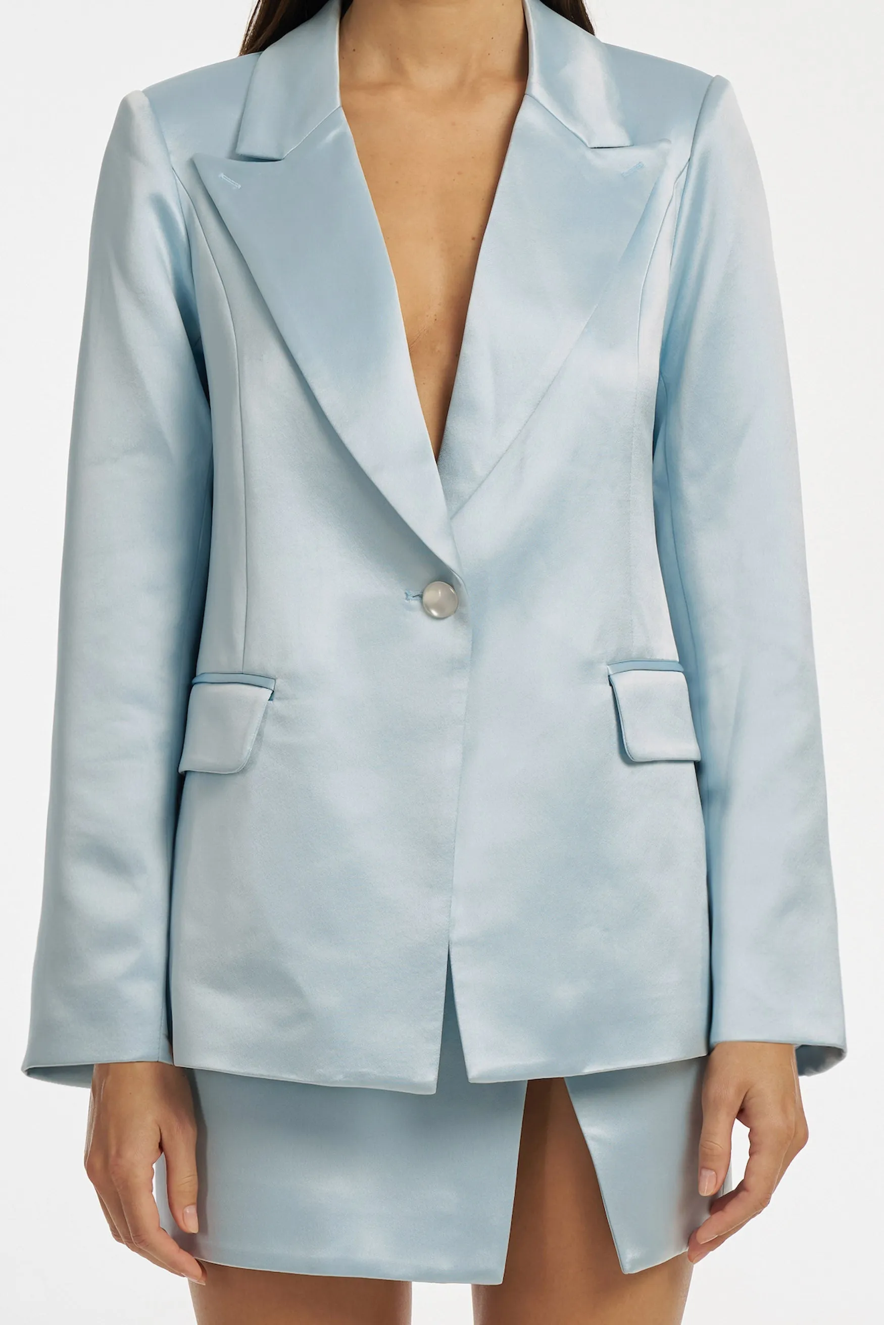 Ella Blazer - Pale Blue