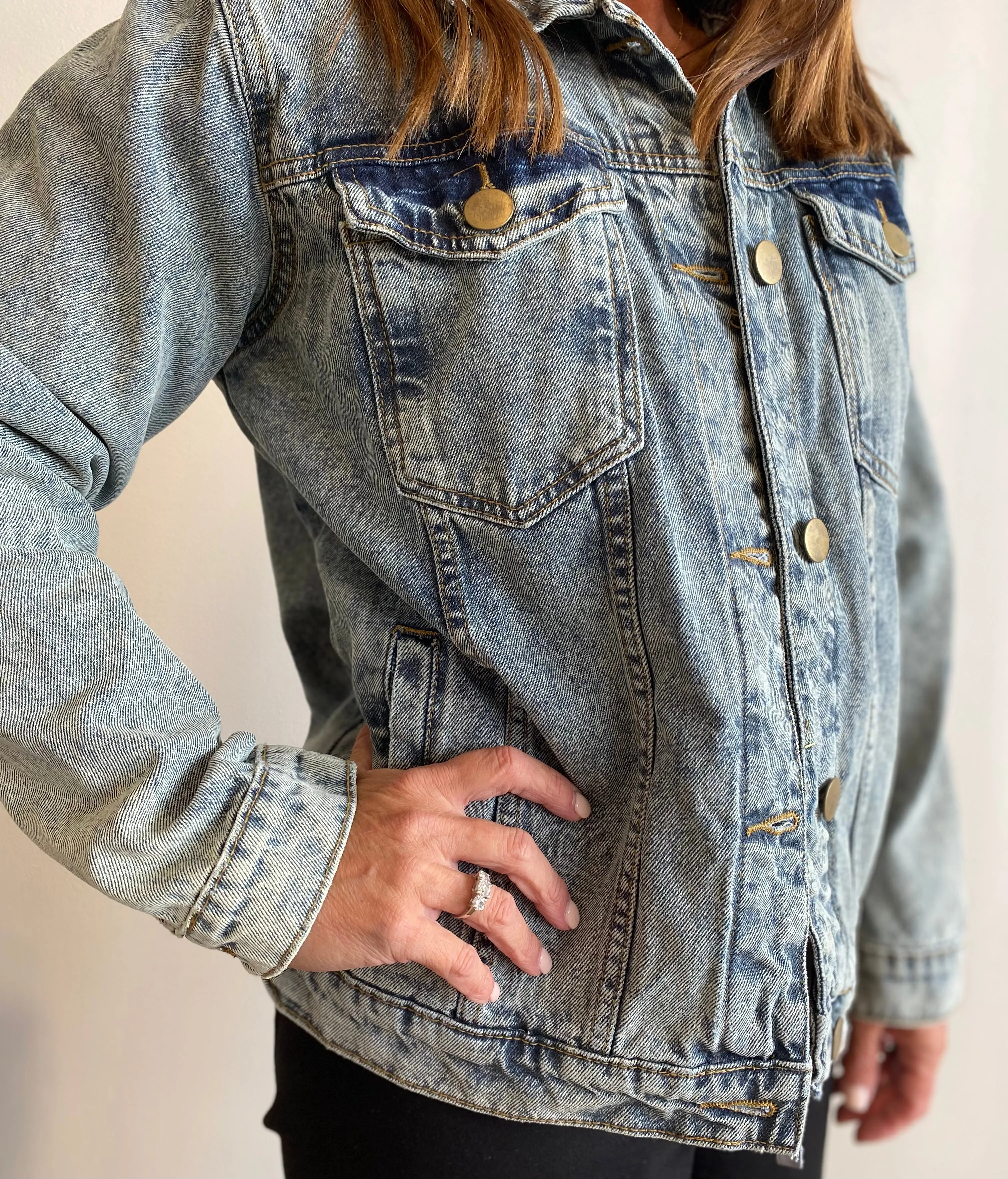 Eye of the Tiger Denim Jacket