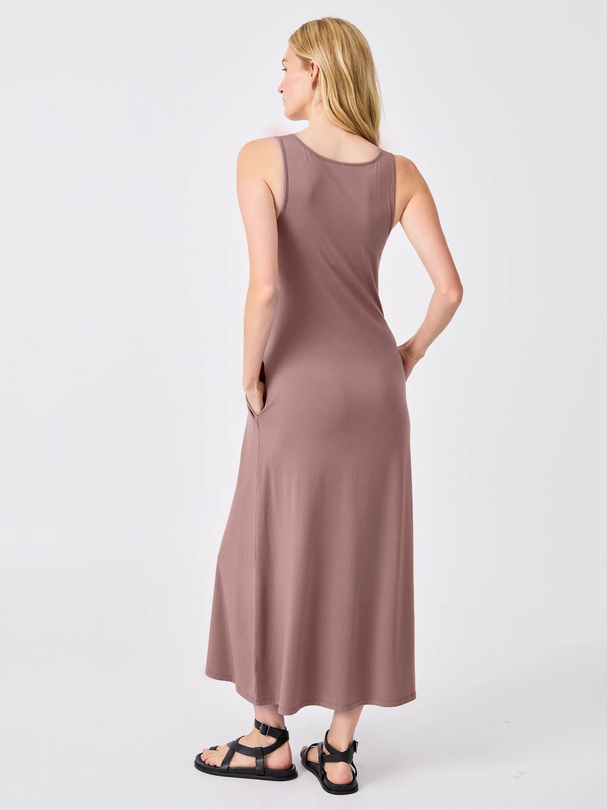 Flow Maxi Dress - Taupe