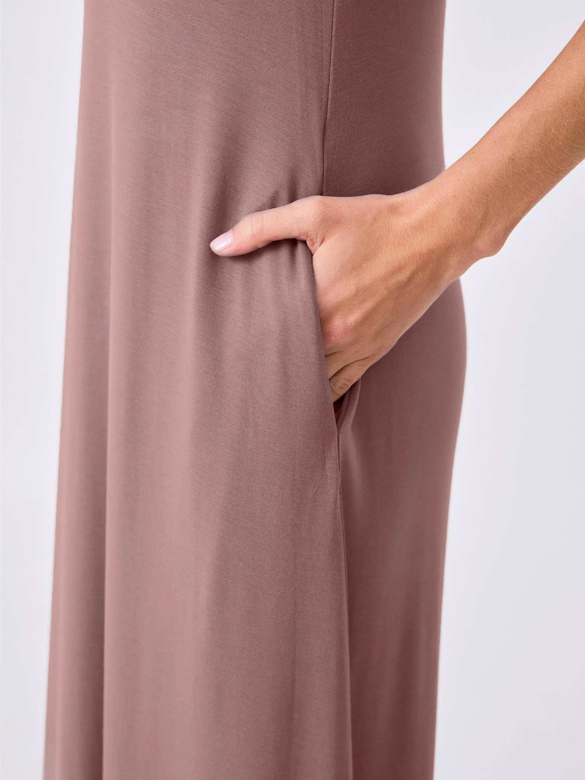 Flow Maxi Dress - Taupe