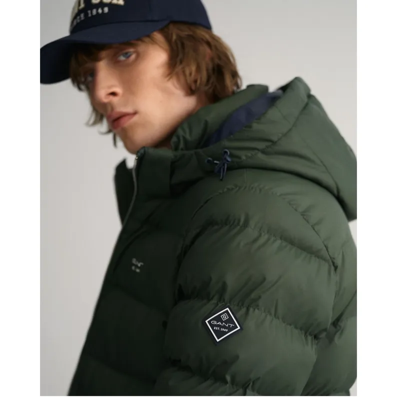 GANT Active Cloud Jacket - Storm Green