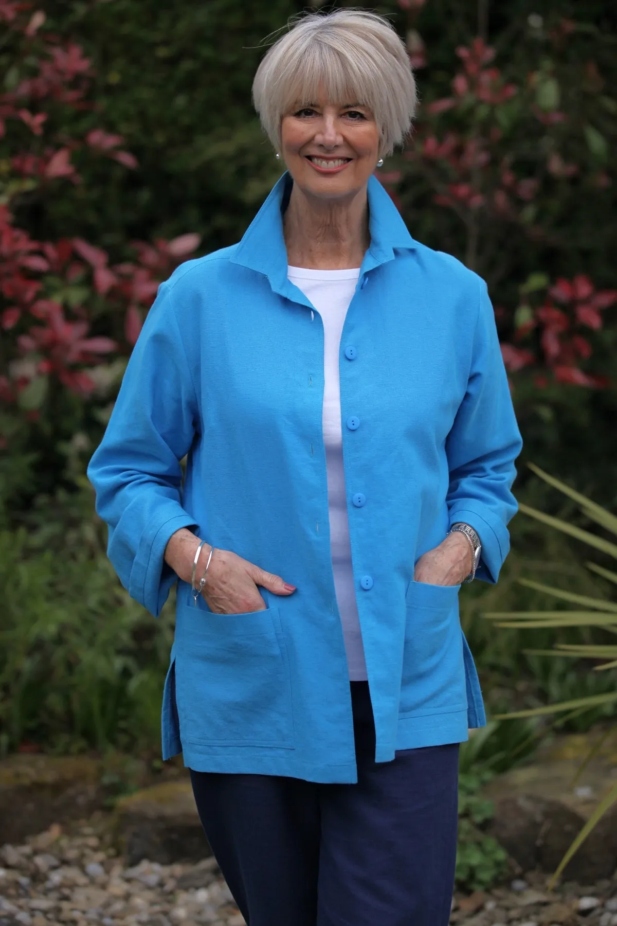 Georgia Jacket in 7 Colours and 2 lengths sizes  10  -  24