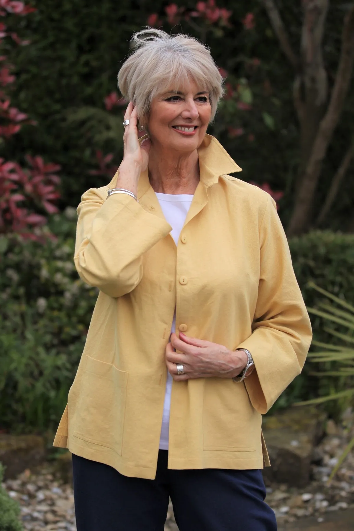 Georgia Jacket in 7 Colours and 2 lengths sizes  10  -  24