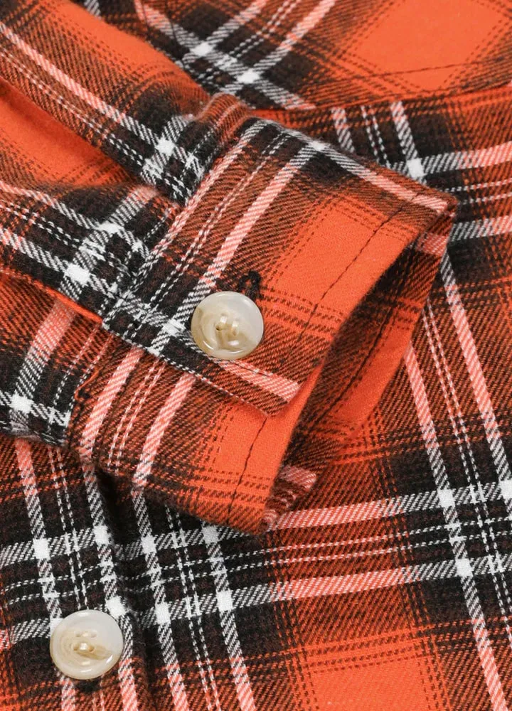 Girls Hooded Plaid Flannel Shirt Jacket,Sherpa Lined