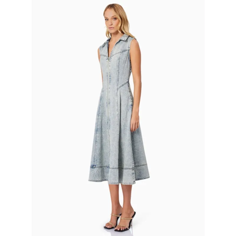 Giselle Denim Midi Dress - S