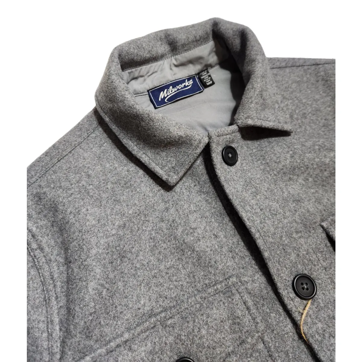 Grey Melange Overshirt