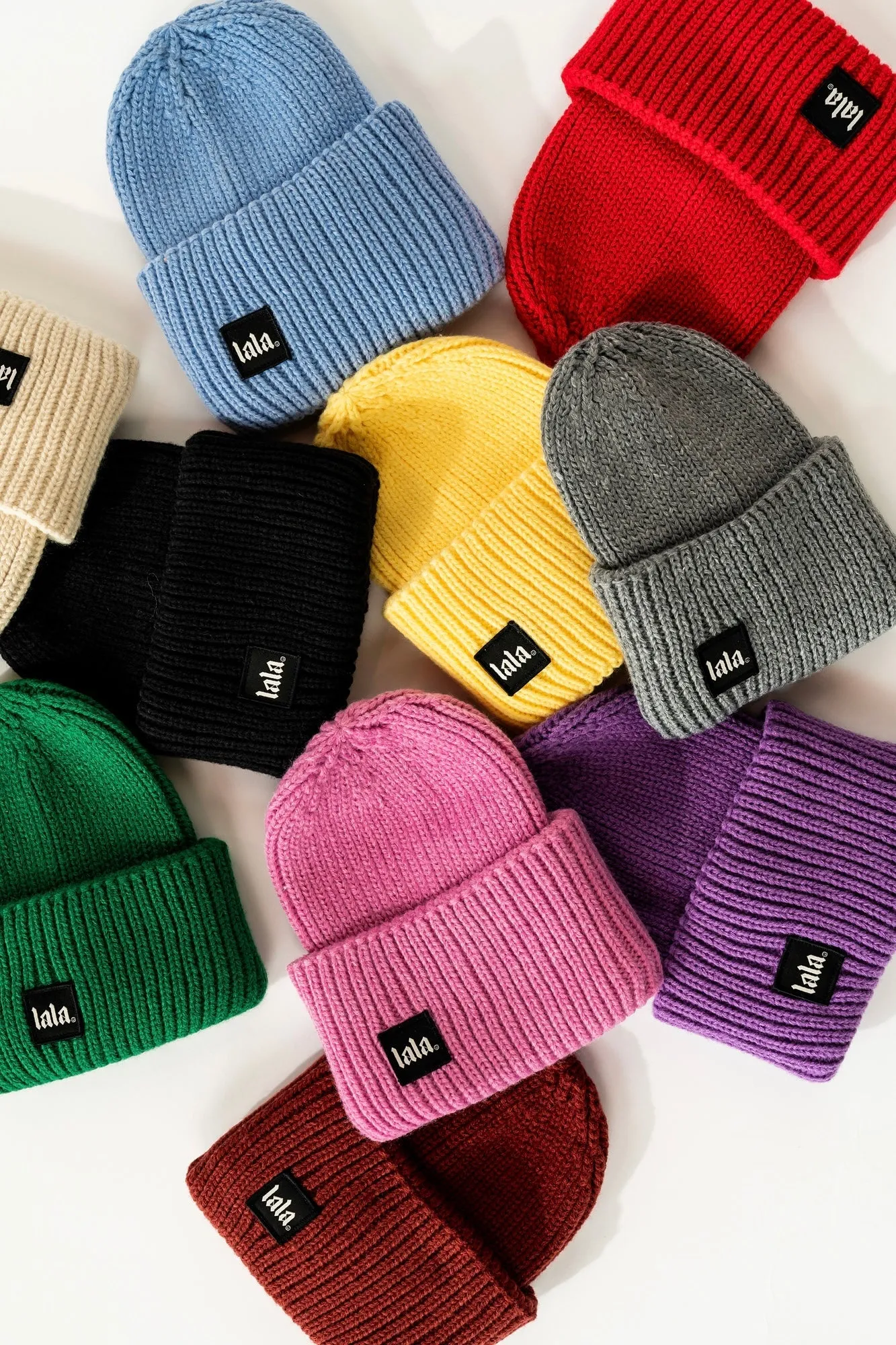 Grunge Chic Label Beanie in Bubblegum