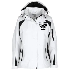 Hanukkah Menorah Port Authority Ladies' Embroidered Jacket